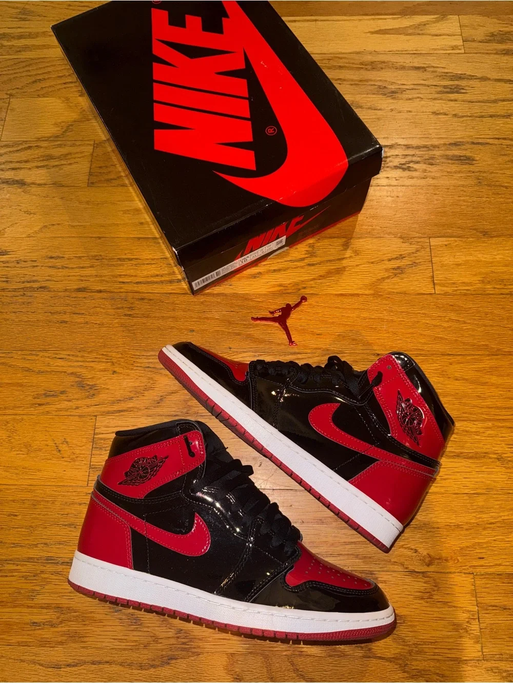 Air Jordan 1 High - Patent Bred Sz 10 w/ OG Box